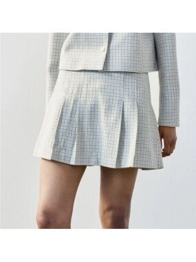 Zara Pleated Mini Skirt